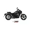 Mivv Echappement Sport Complet Noir fond carbone Kawasaki VULCAN S