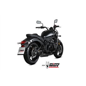 Mivv Sport Exhaust Full System Black carbon end cap Kawasaki VULCAN S