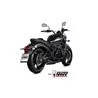 Mivv Sport Exhaust Full System Black carbon end cap Kawasaki VULCAN S