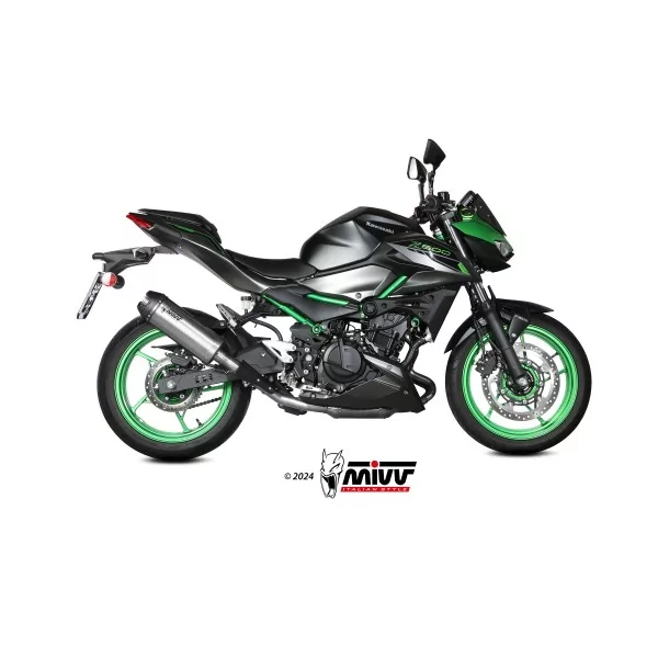 Mivv AK-1 Titanium carbon end cap Kawasaki Z500 / SE
