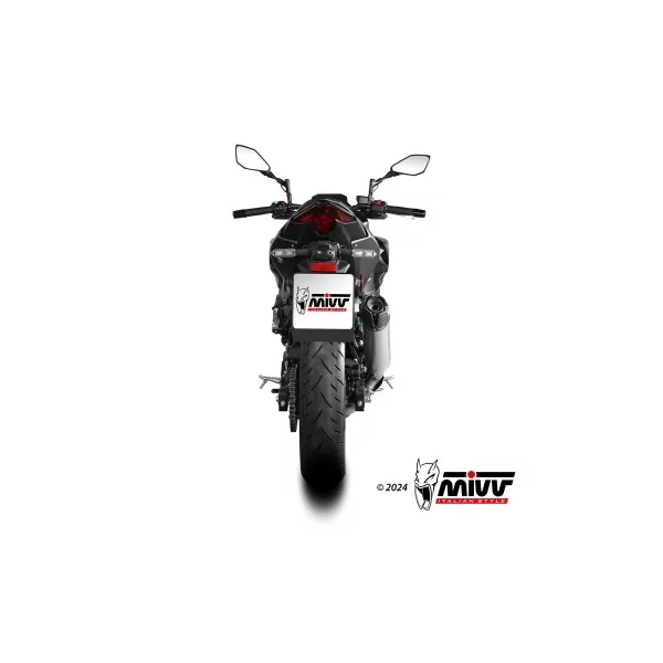 Mivv AK-1 Titanium carbon end cap Kawasaki Z500 / SE