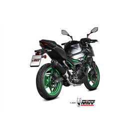 Mivv AK-1 Schwarz Carbon-Endkappe Kawasaki Z500 / SE