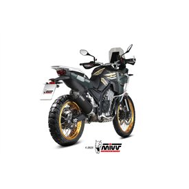 Mivv OVAL Black carbon end cap Kove 800X