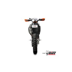 Mivv OVAL Titanio fondo carbono Ktm 690 ENDURO R