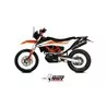 Mivv OVAL Noir fond carbone Ktm 690 ENDURO R