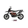 Mivv OVAL Noir fond carbone Ktm 690 SMC R