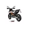 Mivv OVAL Noir fond carbone Ktm 690 SMC R
