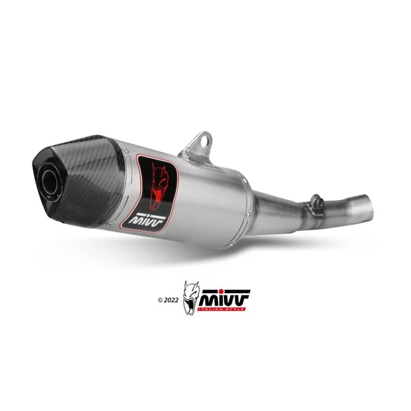 Mivv STR1 Inox Honda CRF 450 R