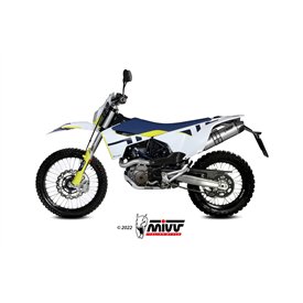 Mivv STR1 Inox Husqvarna 701 ENDURO / SUPERMOTO