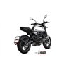 Mivv OVAL Schwarz Carbon-Endkappe Moto Morini SEIEMMEZZO STR
