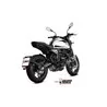 Mivv OVAL Schwarz Carbon-Endkappe Moto Morini SEIEMMEZZO STR