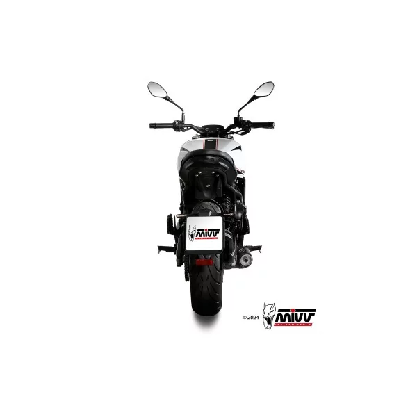 Mivv OVAL Negro fondo carbono Moto Morini SEIEMMEZZO STR