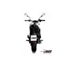 Mivv OVAL Schwarz Carbon-Endkappe Moto Morini SEIEMMEZZO STR