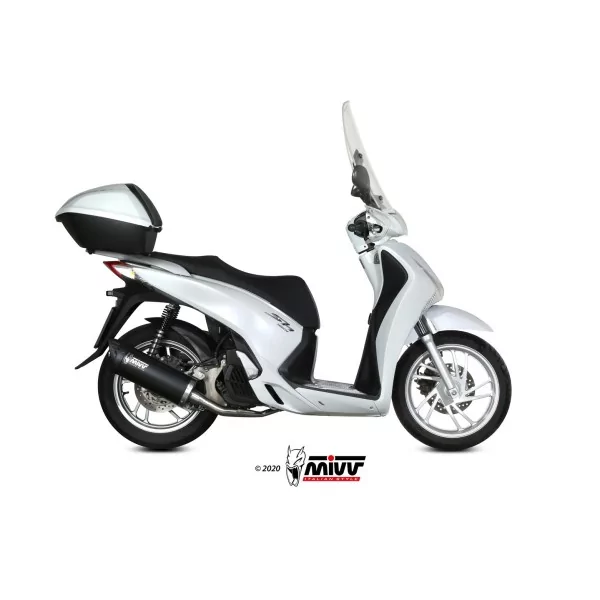 Mivv Sport Exhaust Full System Black Honda SH 150