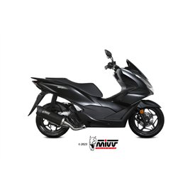 Mivv Komplette Sport-Auspuffanlage Schwarz Honda PCX 125