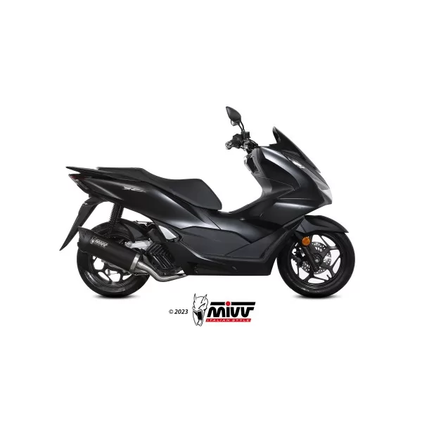 Mivv Komplette Sport-Auspuffanlage Schwarz Honda PCX 125