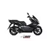 Mivv Komplette Sport-Auspuffanlage Schwarz Honda PCX 125