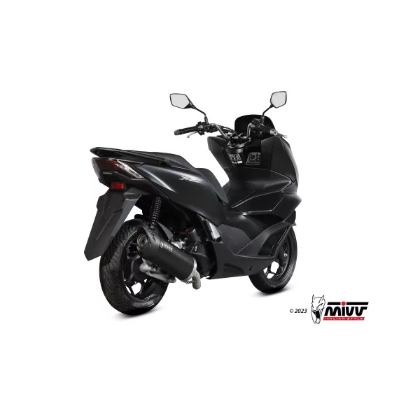 Mivv Komplette Sport-Auspuffanlage Schwarz Honda PCX 125