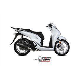 Mivv Komplette Sport-Auspuffanlage Schwarz Honda SH 125
