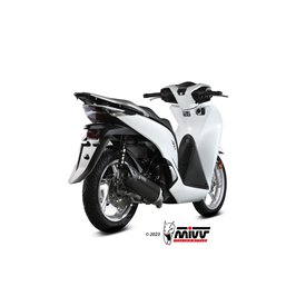 Mivv Komplette Sport-Auspuffanlage Schwarz Honda SH 125