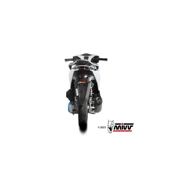 Mivv Komplette Sport-Auspuffanlage Schwarz Honda SH 150