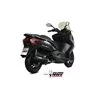 Mivv Sport Exhaust Full System Black Kymco DOWNTOWN 300