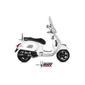 Mivv Scarico Sportivo Completo Nero Piaggio VESPA GTS 125 i.e.