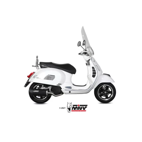 Mivv Echappement Sport Complet Noir Piaggio VESPA GTS 125 i.e.