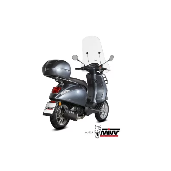 Mivv Sport Exhaust Full System Black Piaggio VESPA PRIMAVERA 150