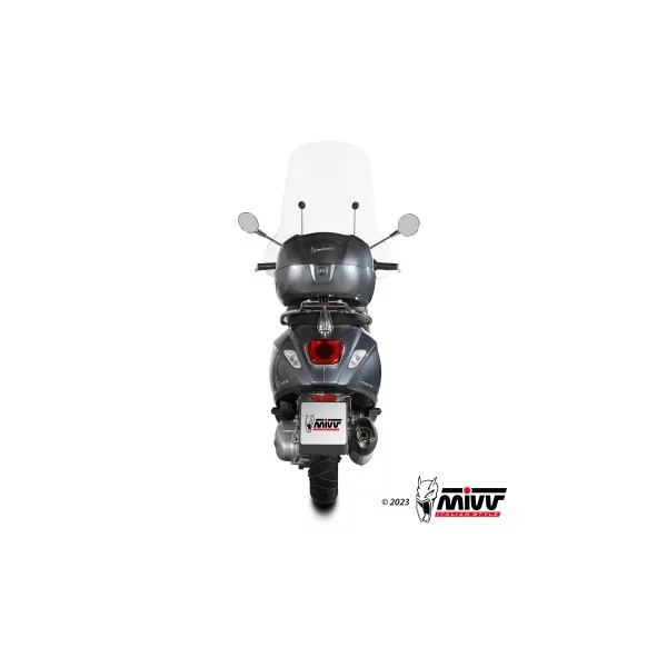 Mivv Scarico Sportivo Completo Nero Piaggio VESPA PRIMAVERA 150