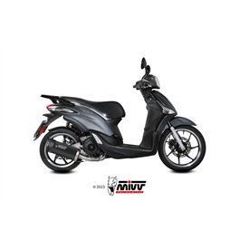 Mivv Scarico Sportivo Completo Nero Piaggio LIBERTY 125
