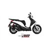 Mivv Sport Exhaust Full System Black Piaggio MEDLEY 125 S