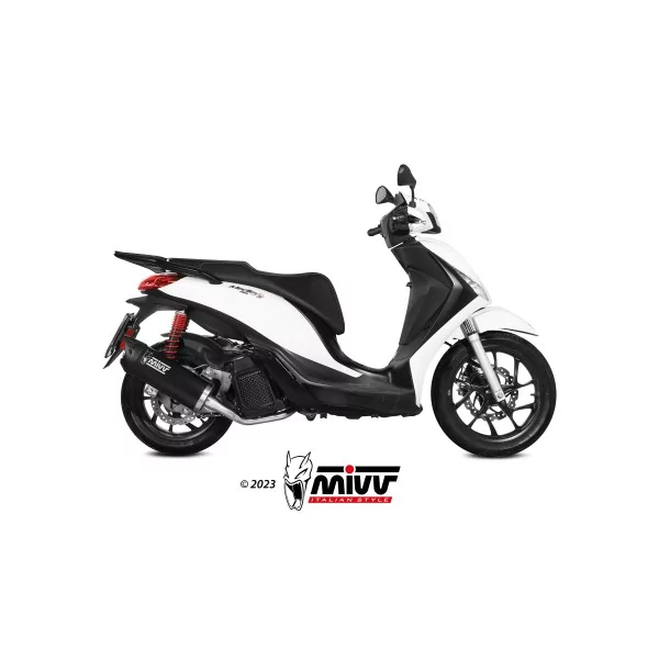 Mivv Escape Deportivo Completo Negro Piaggio MEDLEY 150 S
