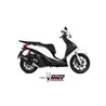 Mivv Komplette Sport-Auspuffanlage Schwarz Piaggio MEDLEY 150 S