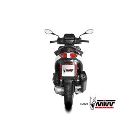 Mivv Escape Deportivo Completo Negro Piaggio MEDLEY 150 S