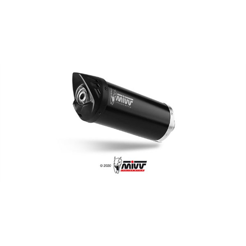 Mivv Sport Exhaust Full System Black Yamaha X-MAX 125 Mivv Sport Exhaust Full System Black Yamaha X-MAX 125