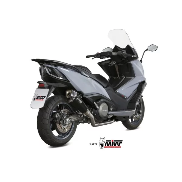 Mivv Sport Exhaust Full System Stainless Steel Kymco AK550