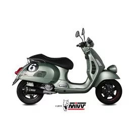 Mivv Komplette Sport-Auspuffanlage Schwarz Piaggio VESPA GTS 300