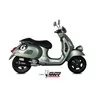 Mivv Komplette Sport-Auspuffanlage Schwarz Piaggio VESPA GTS 300