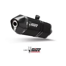 Mivv Komplette Sport-Auspuffanlage Schwarz Piaggio VESPA GTS 300