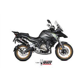 Mivv OVAL Schwarz Carbon-Endkappe QJ Motor SRT 700 / X