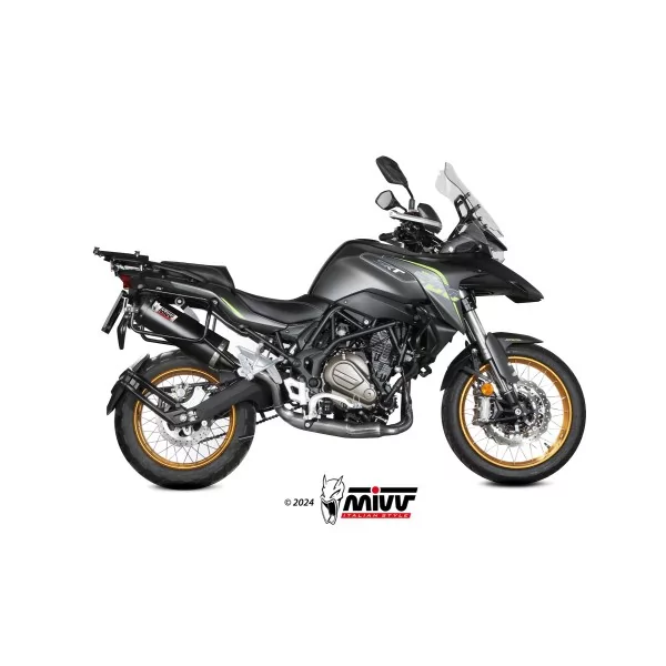 Mivv OVAL Negro fondo carbono QJ Motor SRT 700 / X
