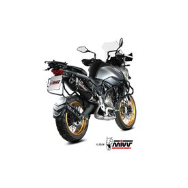 Mivv OVAL Schwarz Carbon-Endkappe QJ Motor SRT 700 / X