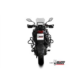 Mivv OVAL Black carbon end cap QJ Motor SRT 700 / X
