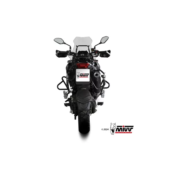 Mivv OVAL Negro fondo carbono QJ Motor SRT 700 / X