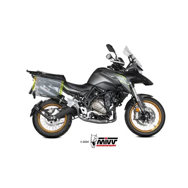 Mivv OVAL Negro fondo carbono QJ Motor SRT 700 / X