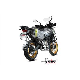 Mivv OVAL Black carbon end cap QJ Motor SRT 700 / X