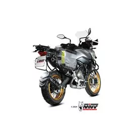 Mivv OVAL Black carbon end cap QJ Motor SRT 700 / X