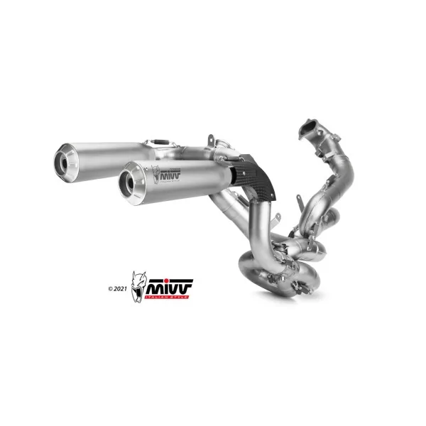 Mivv Scarico Sportivo Completo Titanio Ducati PANIGALE V2