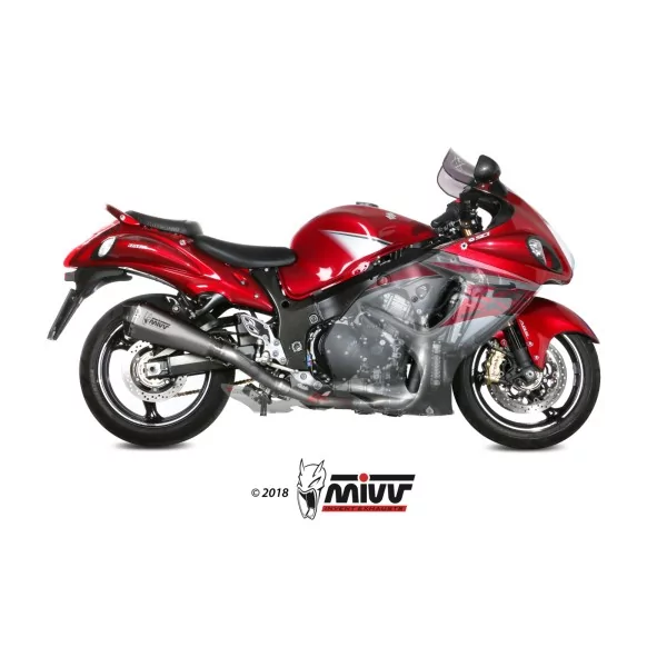 Mivv Scarico Sportivo Completo Titanio Integrale Suzuki GSX-R 1300 HAYABUSA